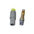 1P Plastic Connector Two Keying PAG 2-10pin 14pin 60 Degree Plug With Backnut