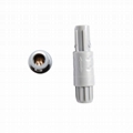 1P Plastic Connector Two Keying PAG 2-10pin 14pin 60 Degree Plug With Backnut