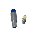 Plastic Connector PAG 2-10pin 14pin 1P Two Keying 80 Degree  Plug With Backnut