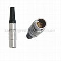 FGG PHG 2B 304 Push-Pull Self-Locking Metal Straight Plug/ Free Socket Connector