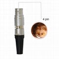 FGG PHG 2B 304 Push-Pull Self-Locking Metal Straight Plug/ Free Socket Connector