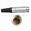 FGG EGG 2k12 14 16 19pin Push-Pull Metal Straight Plug/ Fixed Socket Connector