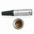 FGG EGG 2k 6 7 8 10pin Push-Pull  Metal Straight Plug/ Fixed Socket Connector