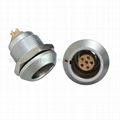 FGG EGG 2k 6 7 8 10pin Push-Pull  Metal Straight Plug/ Fixed Socket Connector