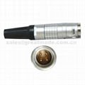 FGG EGG 2k Series 304 Push-Pull  Metal Straight Plug/ Fixed Socket Connector