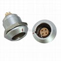 FGG EGG 2k Series 304 Push-Pull  Metal Straight Plug/ Fixed Socket Connector