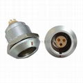 FGG EGG 2k 2 3pin Push-Pull  Metal Straight Plug/ Fixed Socket Connector