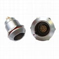 FGG EGG 1k 10 14 16pin Push-Pull  Metal Straight Plug/ Fixed Socket Connector