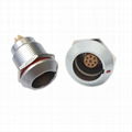 FGG EGG 1k series 8pin Push-Pull  Metal Straight Plug/ Fixed Socket Connector