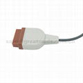 GE-Marquette temperature probe adapter cable 