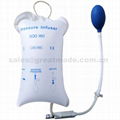 输血输液加压袋500ml重复使用输液加压袋（白色带显示器）网面医用