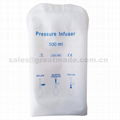 500ml reusable infusion pressurized bag (white with display) mesh medical