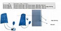 输血输液加压袋1000ml重复使用输液加压袋带压力表（蓝色）网面