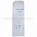 1000ml reusable infusion pressure bag with pressure meter (white) mesh surface