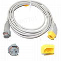 Nihon Kohden- BD IBP transducer  adapter cable