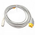 Nihon Kohden Compatible IBP cable with Philips Transducer Adapter