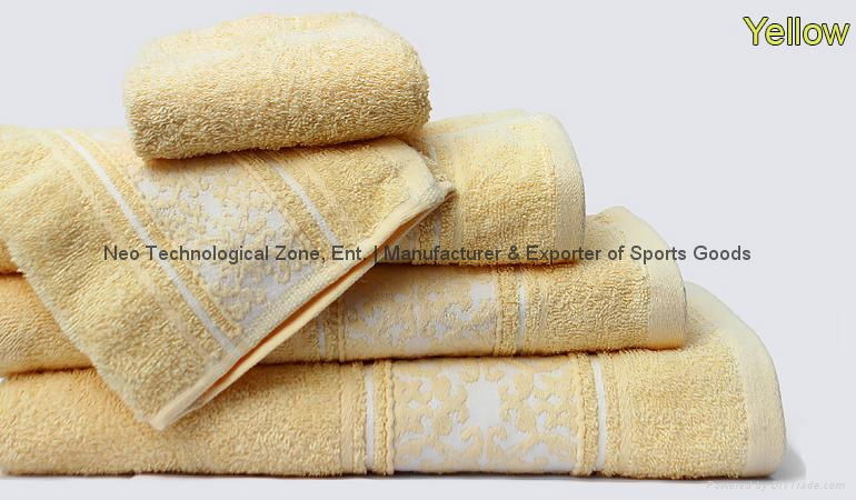 Fancy Bath Towels Set - 5pcs 3