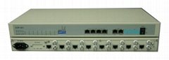 4E1 to 4Ethernet VLAN SNMP EOP Protocol Converter