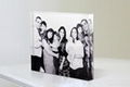 Acrylic perspex photo mount block 1