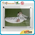 Acrylic wall mounted photo frame 2