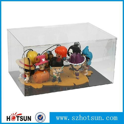 Clear Acrylic cartoon Characters display case 