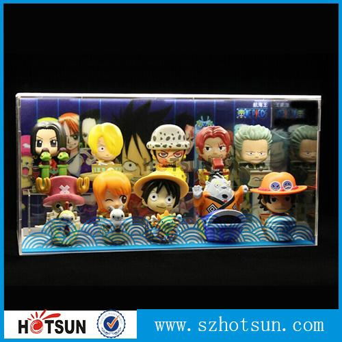 Clear Acrylic cartoon Characters display case  3