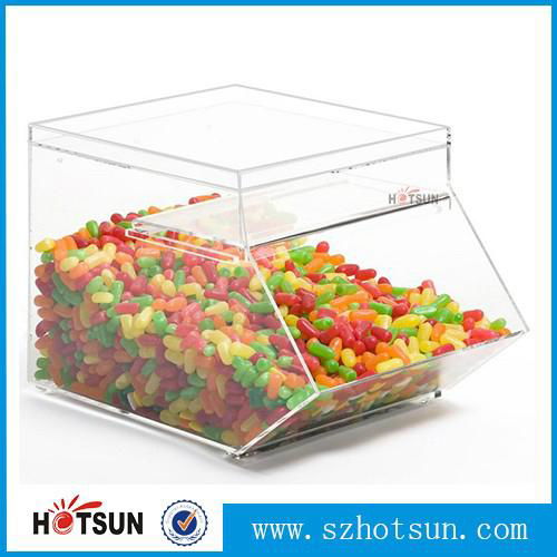 clear acrylic candy dispenser