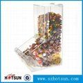 Wholesale Acrylic candy or cereal container, clear acrylic food dispenser 3
