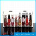 desktop acrylic nail polish holder, perspex nail polish display stand 2