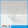 Angled Acrylic Sign holder 8.5 x 11 Frames, Slant Back acrylic Sign Holder 2