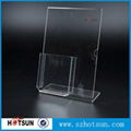 Angled Acrylic Sign holder 8.5 x 11 Frames, Slant Back acrylic Sign Holder 4