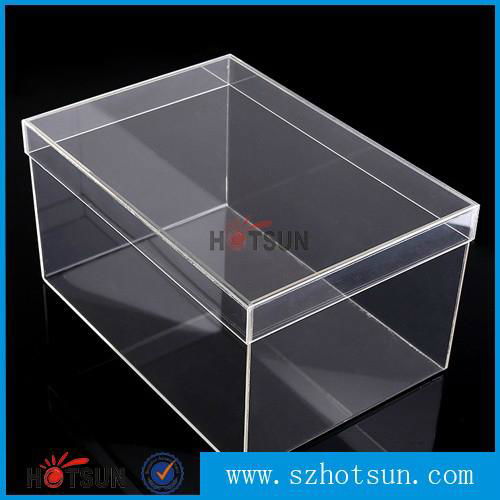 Display Racks Showcase Clear Transparent Acrylic Shoe Box