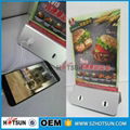 High capacity restaurant table 13000mah menu holder power bank