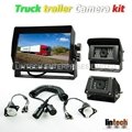 12~24V DC Truck trailer backup camera system with 7 Pin spring cable 