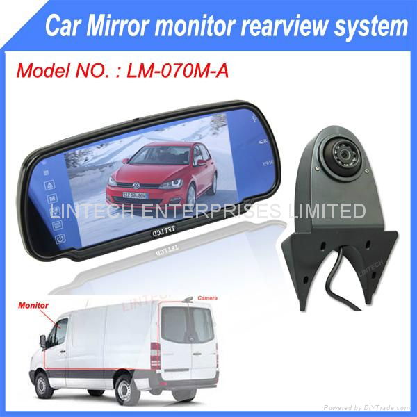 IP68 waterproof SONY CCD Mercedes Benz Sprinter rear view camera 4