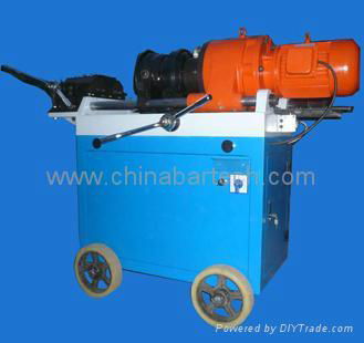 Rebar thread rolling machine