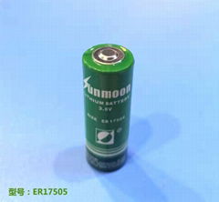 ER17505 3.6V Li-SoCL2 Battery