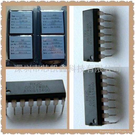 Five functions of remote control IC TX2 RX2  2