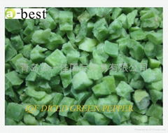 IQF DICED GREEN PEPPER