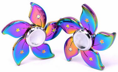 Hot popular metal toys fidget finger spinner with finger gyro 4