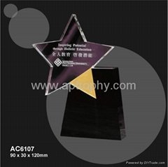 水晶獎座-AC6107