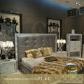 High Quality Crystal Double Bed In Ultimate Noble Temperament 5