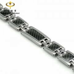 Titanium Bracelet with NSE chip(iT23Mqb) 