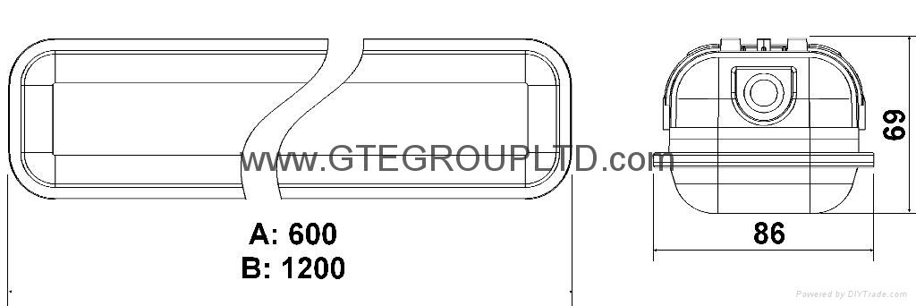 IP65 40W LED 1200mm Batten [SENSOR/EMERGENCY] 2