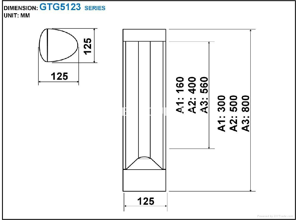 6W LED BOLLARD [THIRDED PANEL] 2