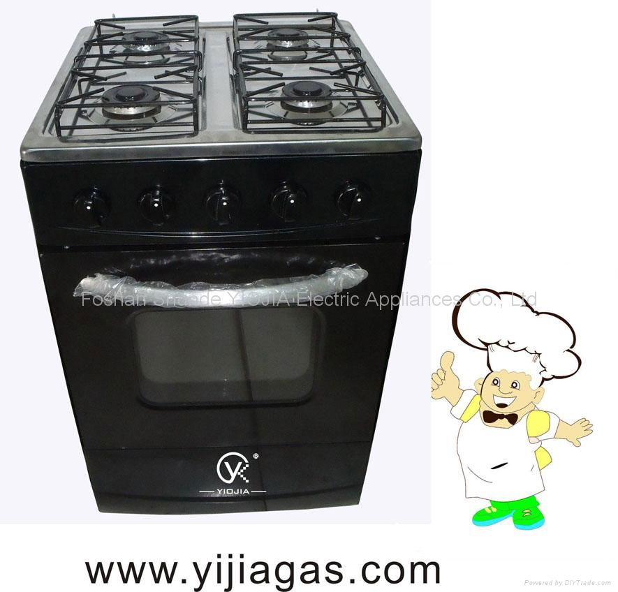 Gas stove with oven 2