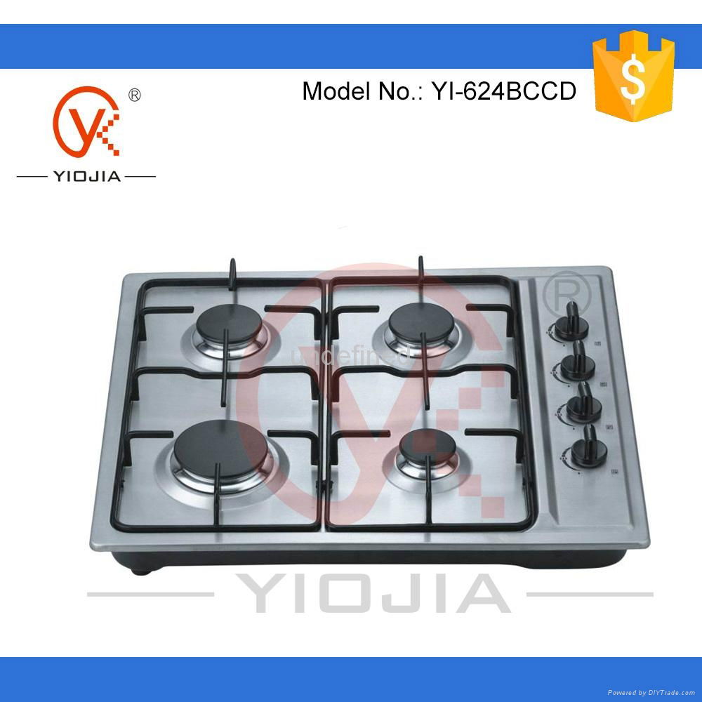 Four burner Gas hob