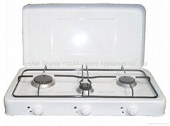 Gas stove with cover