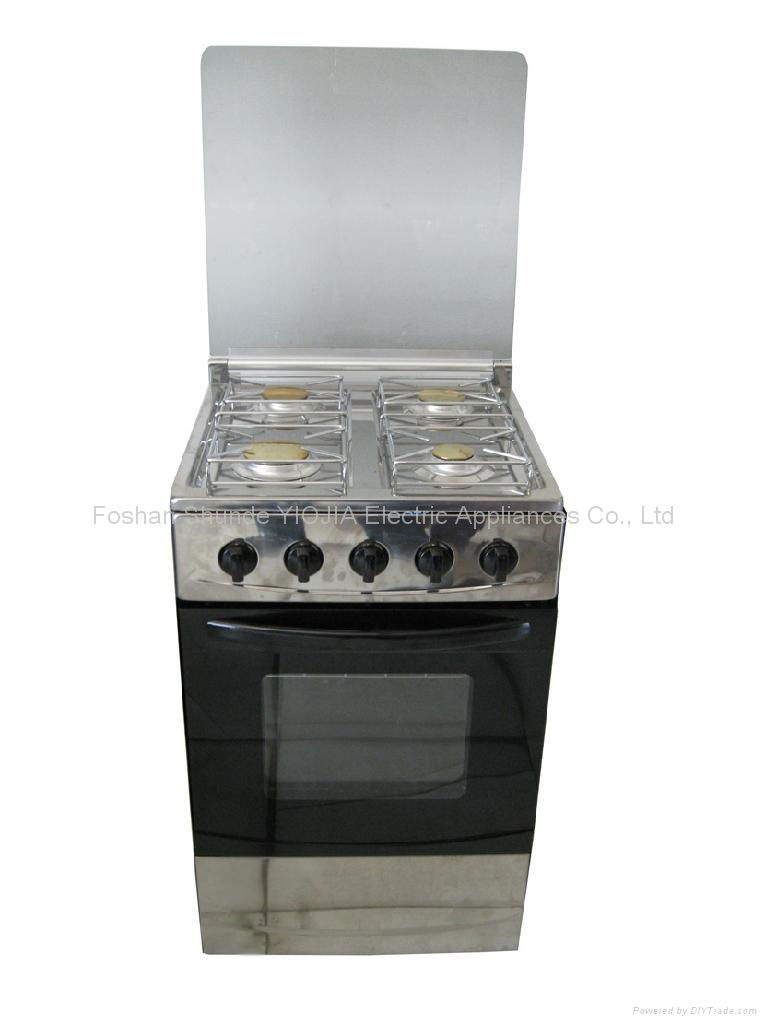 Free standing gas oven