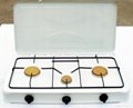 Gas stove with cover 2
